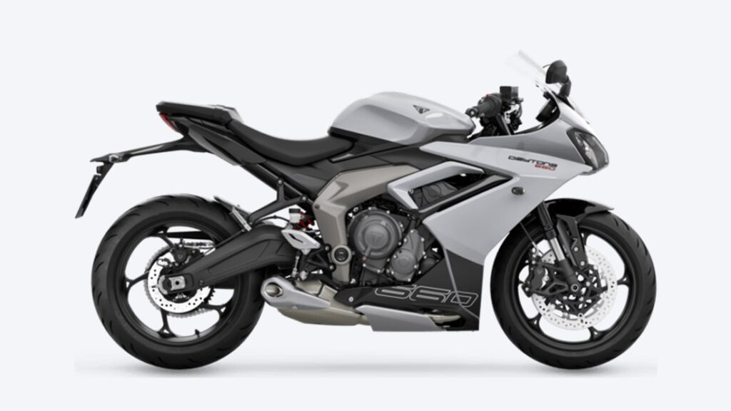 Triumph Daytona 660 em foto oficial de divulgação