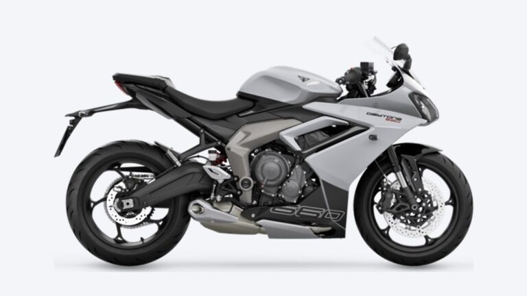 Triumph Daytona 660 em foto oficial de divulgação