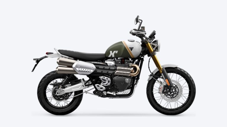 Triumph Scrambler 1200 XE em foto oficial de divulgação