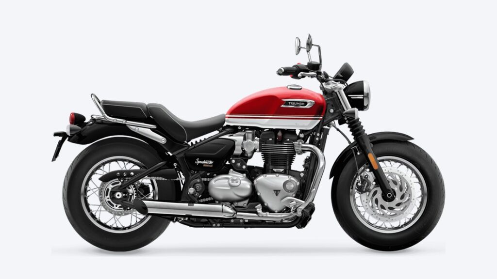 Triumph Bonneville Speedmaster em foto oficial de divulgação