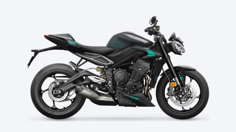 Triumph Street Triple 765 em foto oficial de divulgação