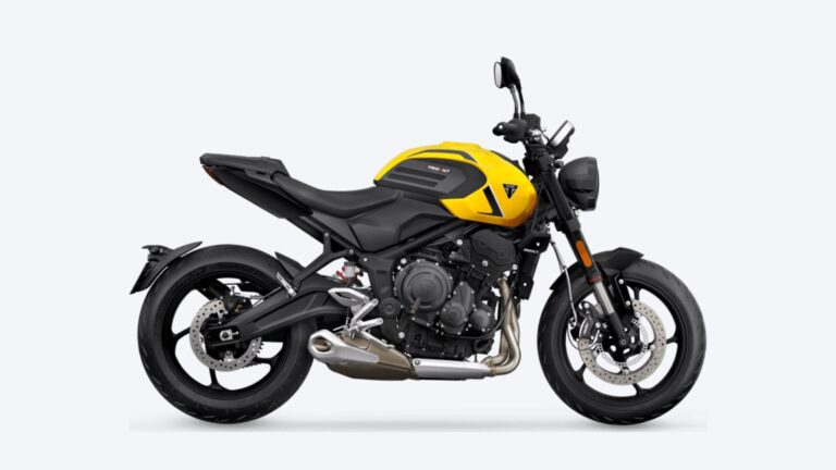 Triumph Trident 660 em foto oficial de divulgação