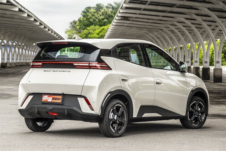 BYD Dolphin Mini em foto oficial de divulgação