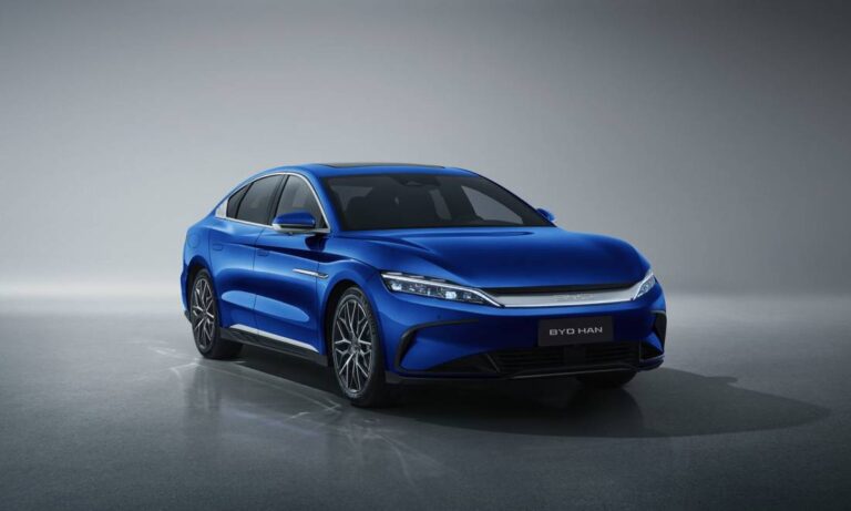 BYD Han em foto oficial de divulgação