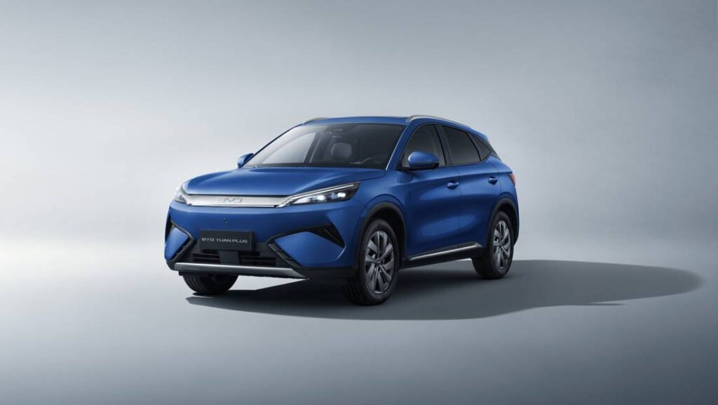 BYD Yuan em foto oficial de divulgação