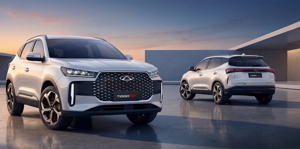 Caoa Chery Tiggo 5X em foto oficial de divulgação