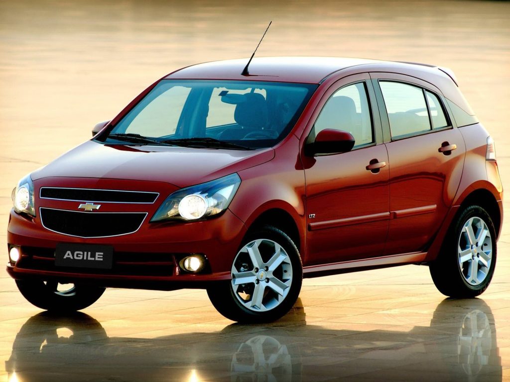 Chevrolet Agile em foto de divulgação