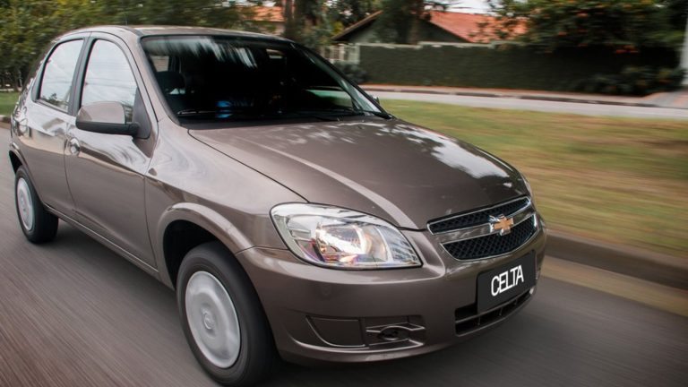 Chevrolet Celta em foto de divulgação