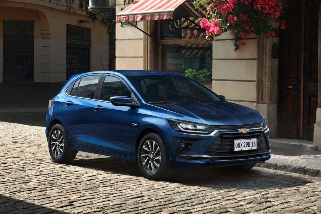 Chevrolet Onix em foto de divulgação