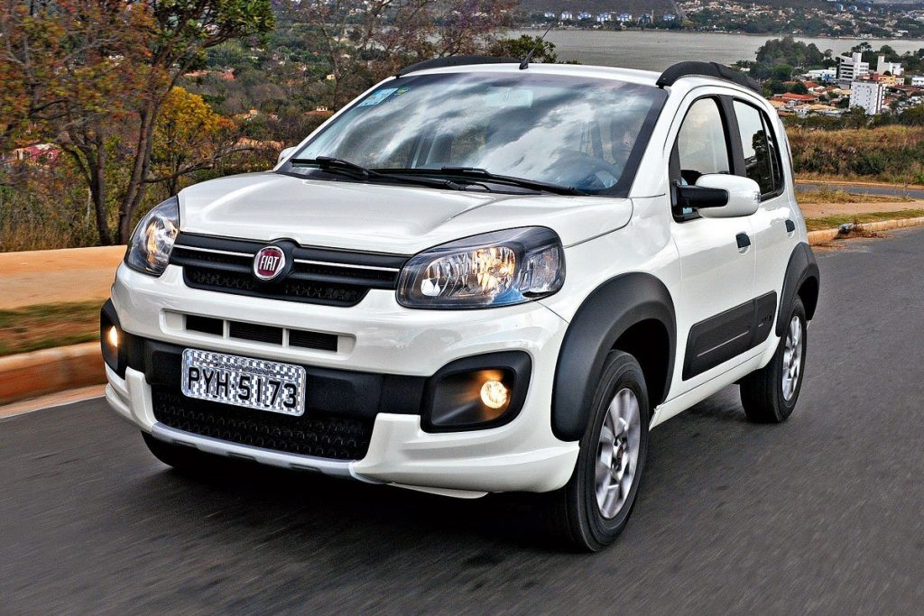 Fiat Uno em foto de divulgação
