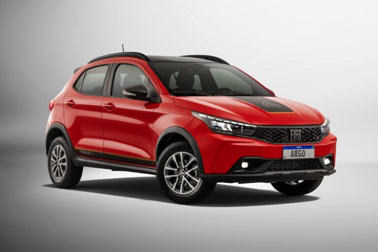 Fiat Argo em foto oficial de divulgação