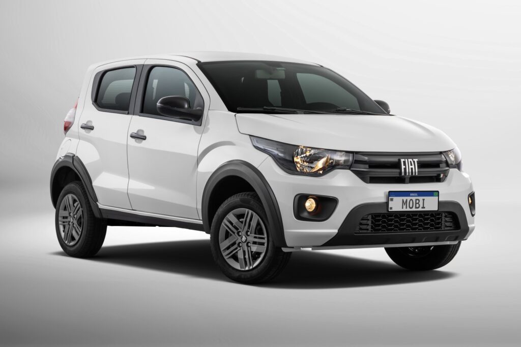 Fiat Mobi em foto oficial de divulgação