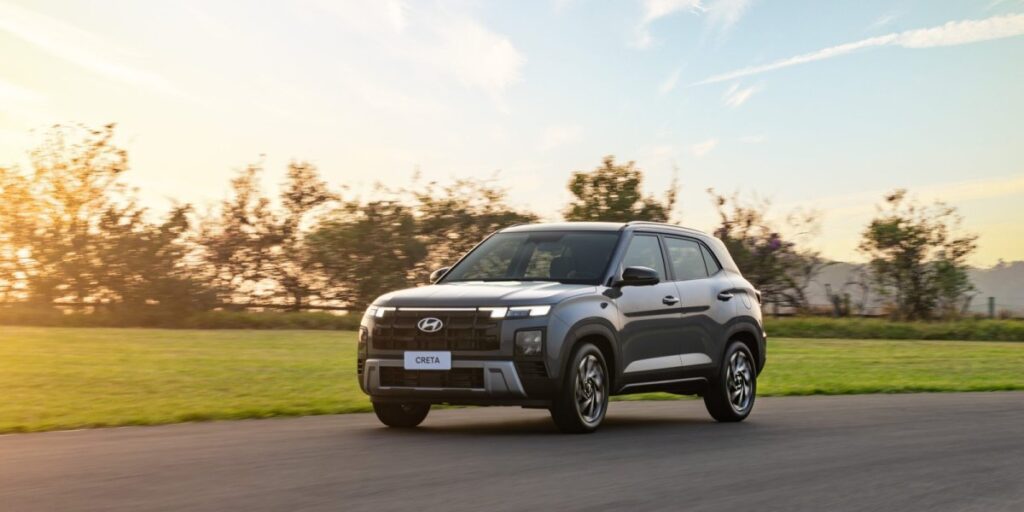 Hyundai Creta – vista 3/4 dianteira