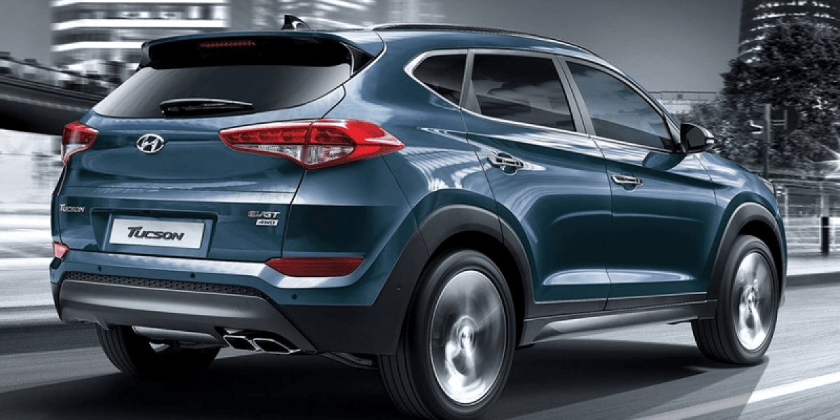 Hyundai Tucson – vista 3/4 dianteira